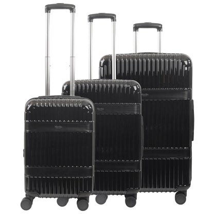 Martha Stewart The Bedford 3-Piece Hardcase Luggage Set
