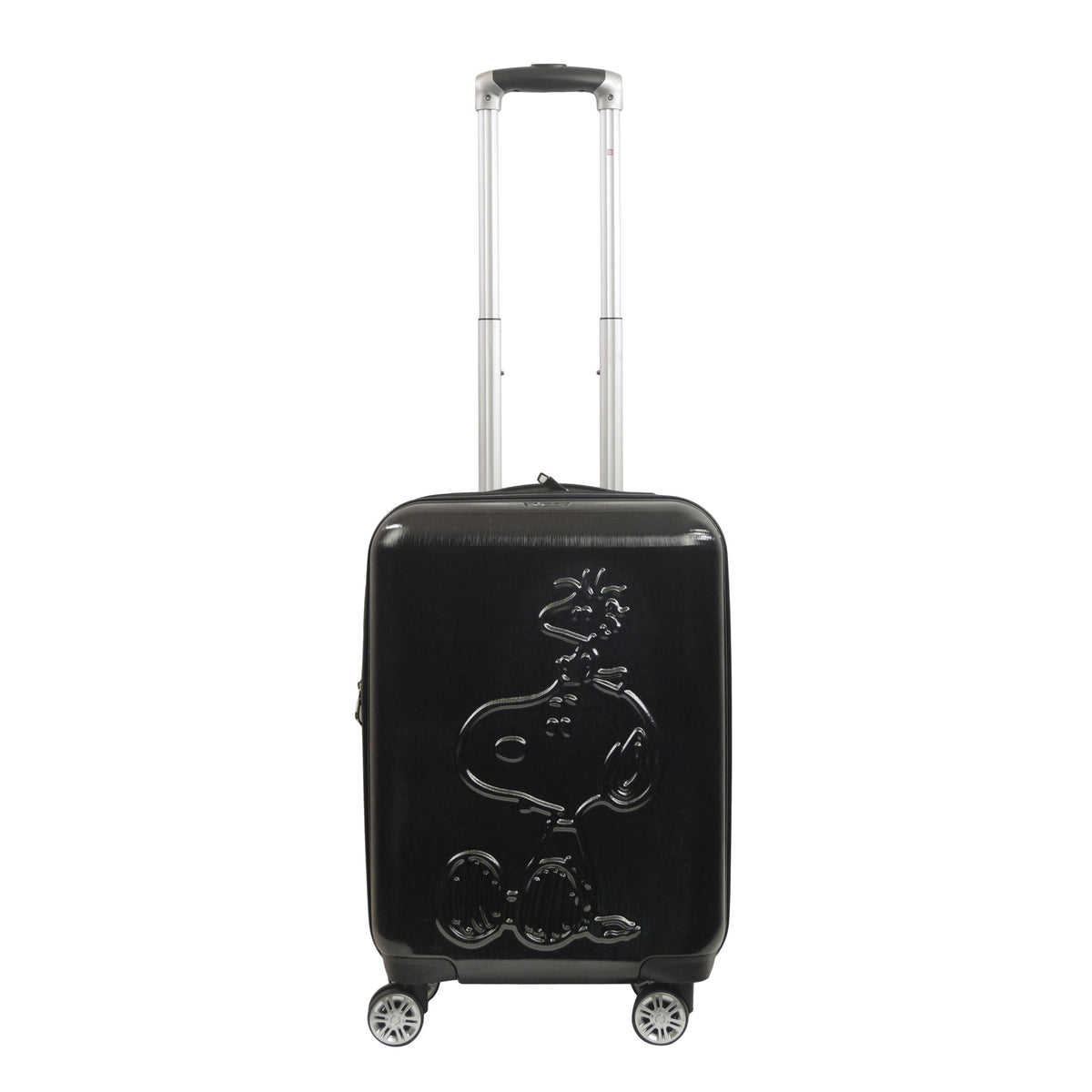 Ful Peanuts Snoopy & Woodstock Black 22" Carry-on Spinner Luggage