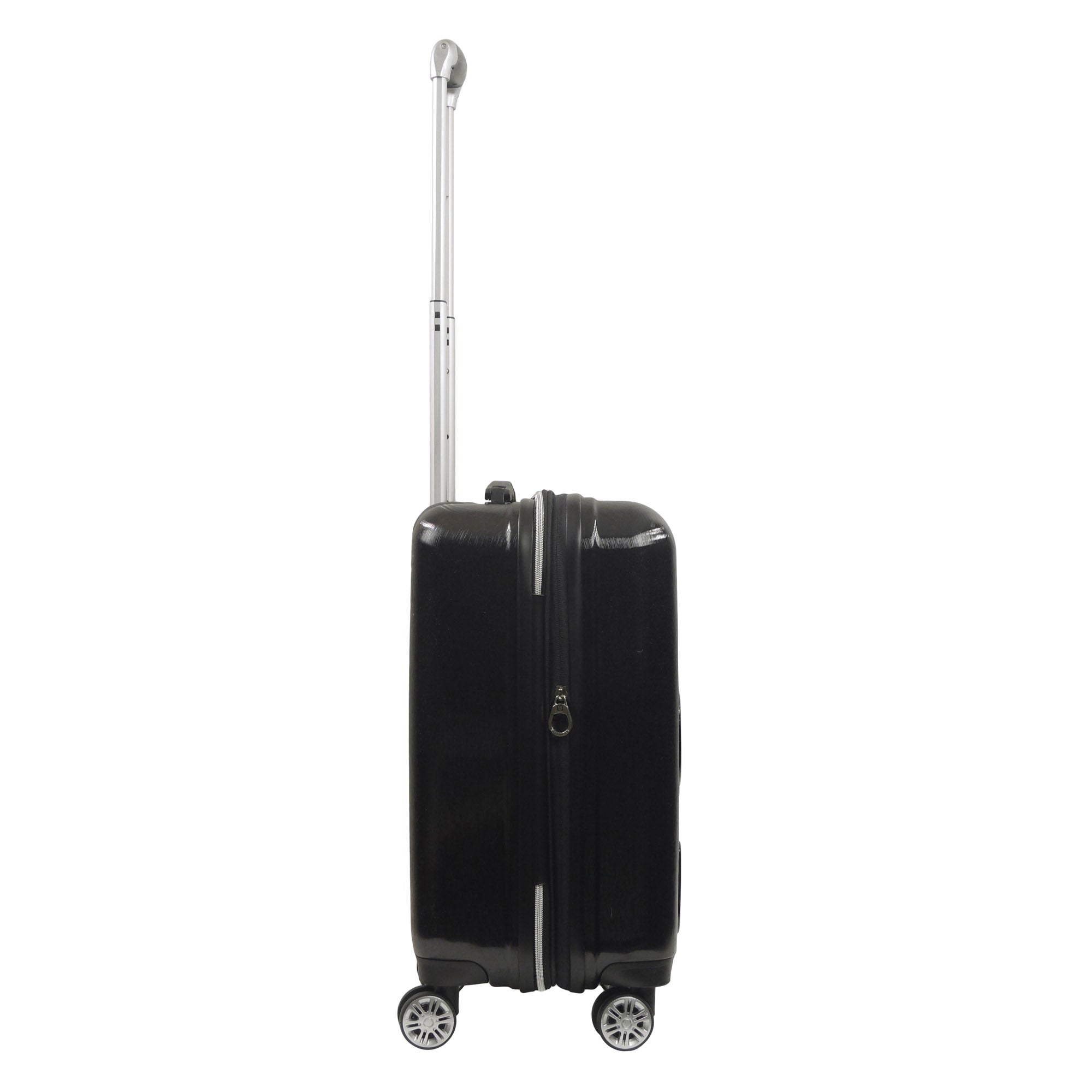 Peanuts Snoopy & Woodstock Black 22" Carry-on Spinner Luggage