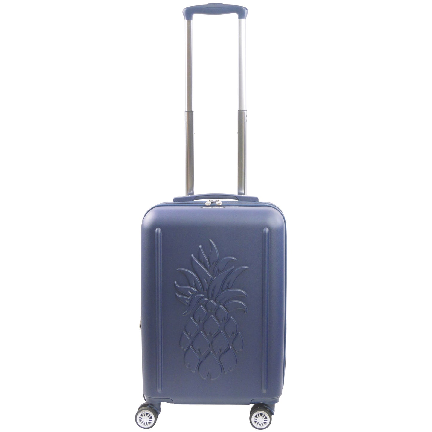 Tommy Bahama 22.5" Hard-Sided 3D Pineapple Luggage  with Drawstring Bag in Navy