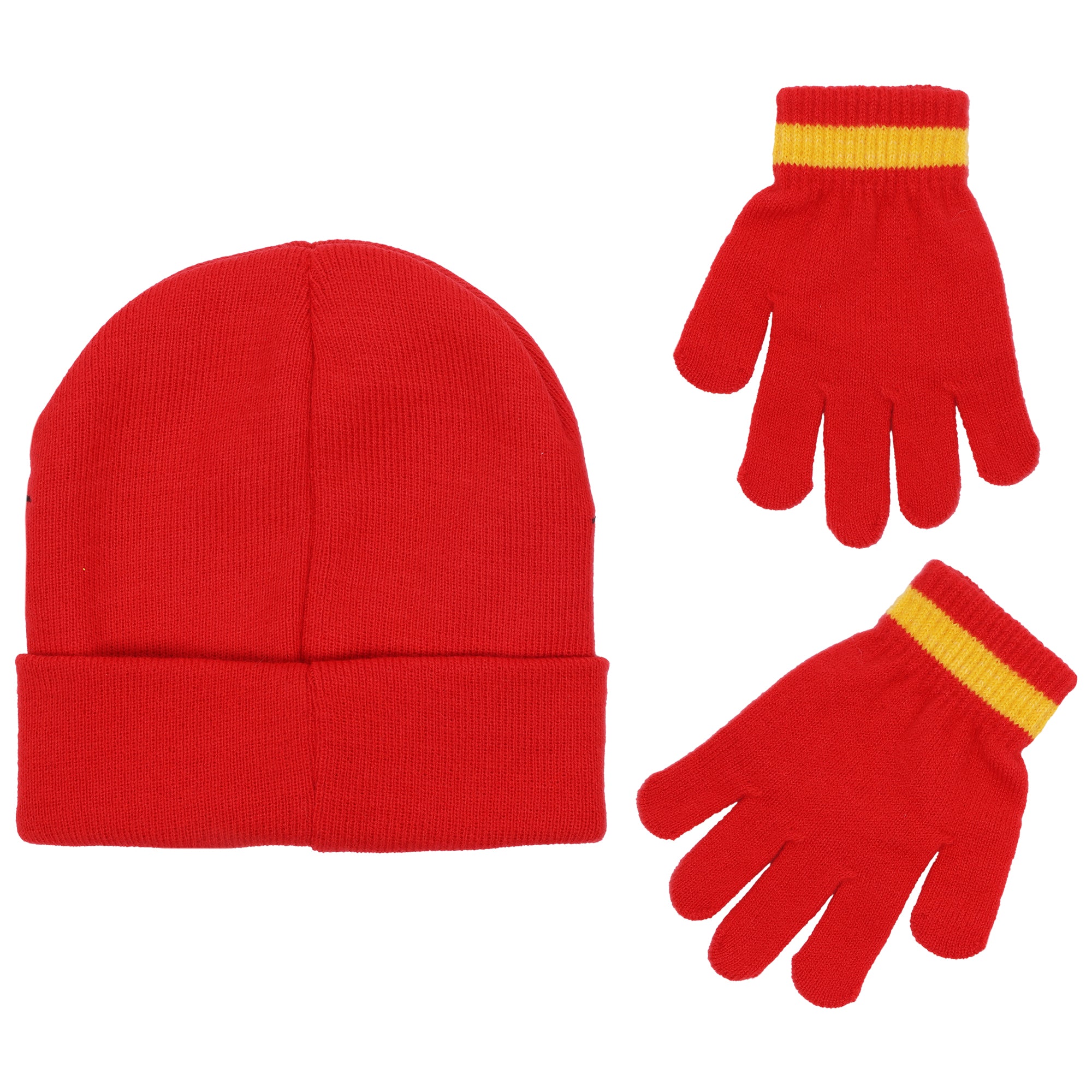 Disney Pixar Cars Lightning McQueen Kids Beanie & Gloves Set