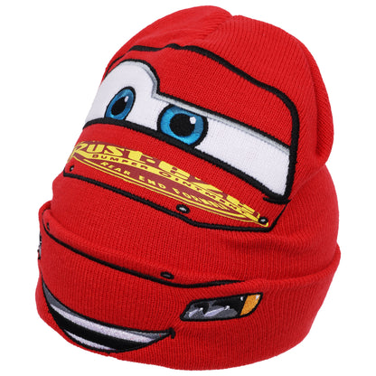 Disney Pixar Cars Lightning McQueen Kids Beanie & Gloves Set