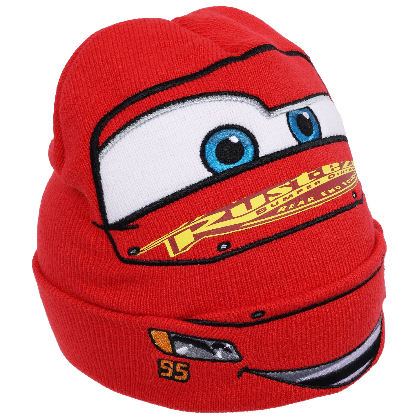 Disney Pixar Cars Lightning McQueen Kids Beanie & Gloves Set