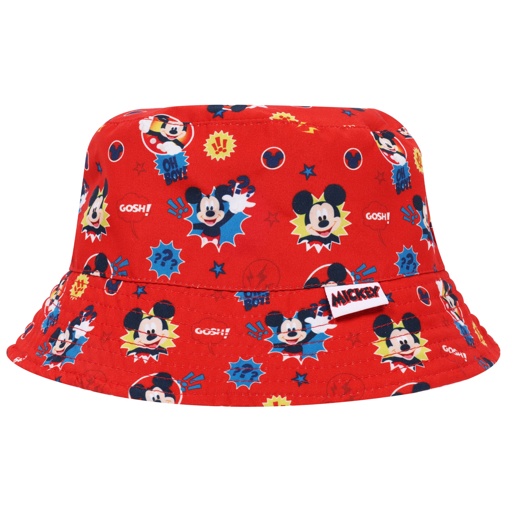Disney Mickey Mouse Boys “Oh Boy!” All-Over Print Bucket Hat – Kids