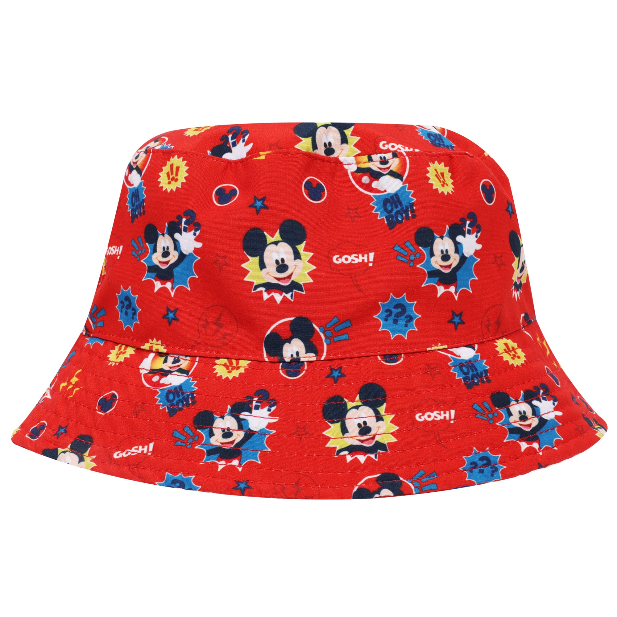 Disney Mickey Mouse Boys “Oh Boy!” All-Over Print Bucket Hat – Kids
