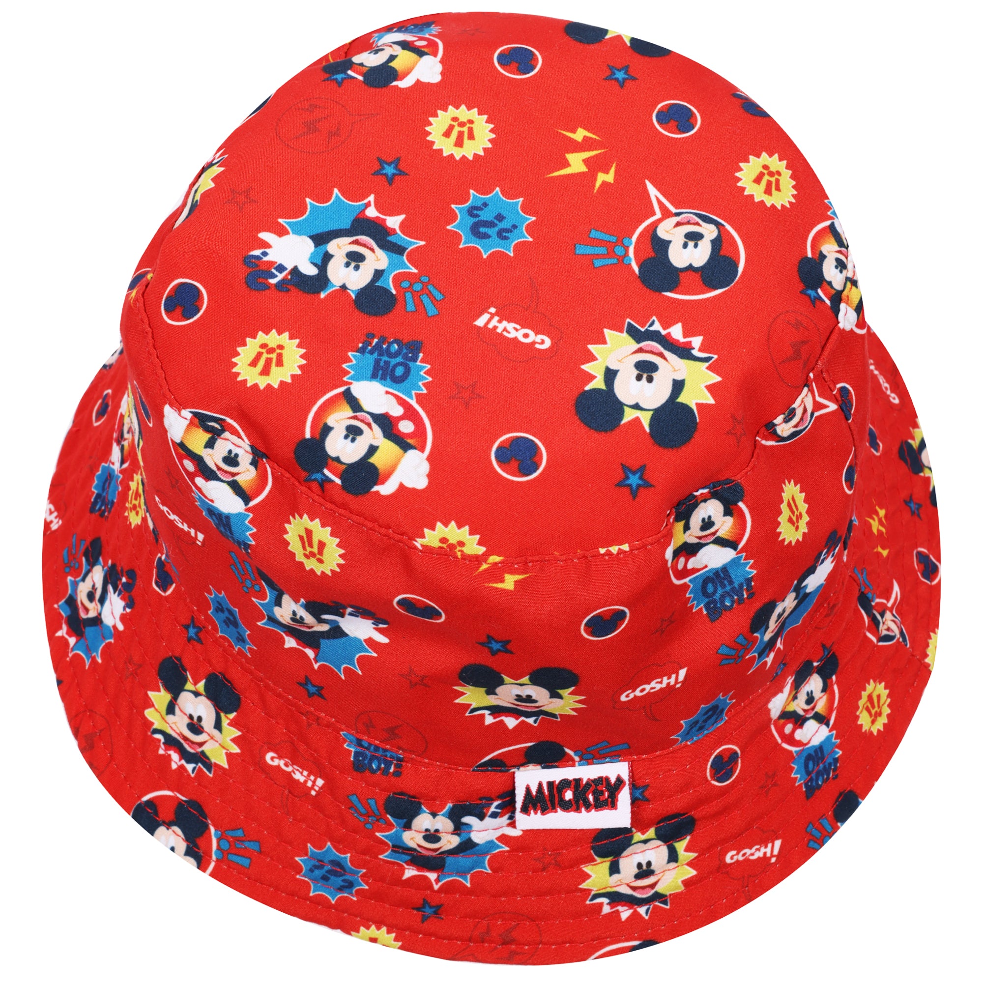 Disney Mickey Mouse Boys “Oh Boy!” All-Over Print Bucket Hat – Kids