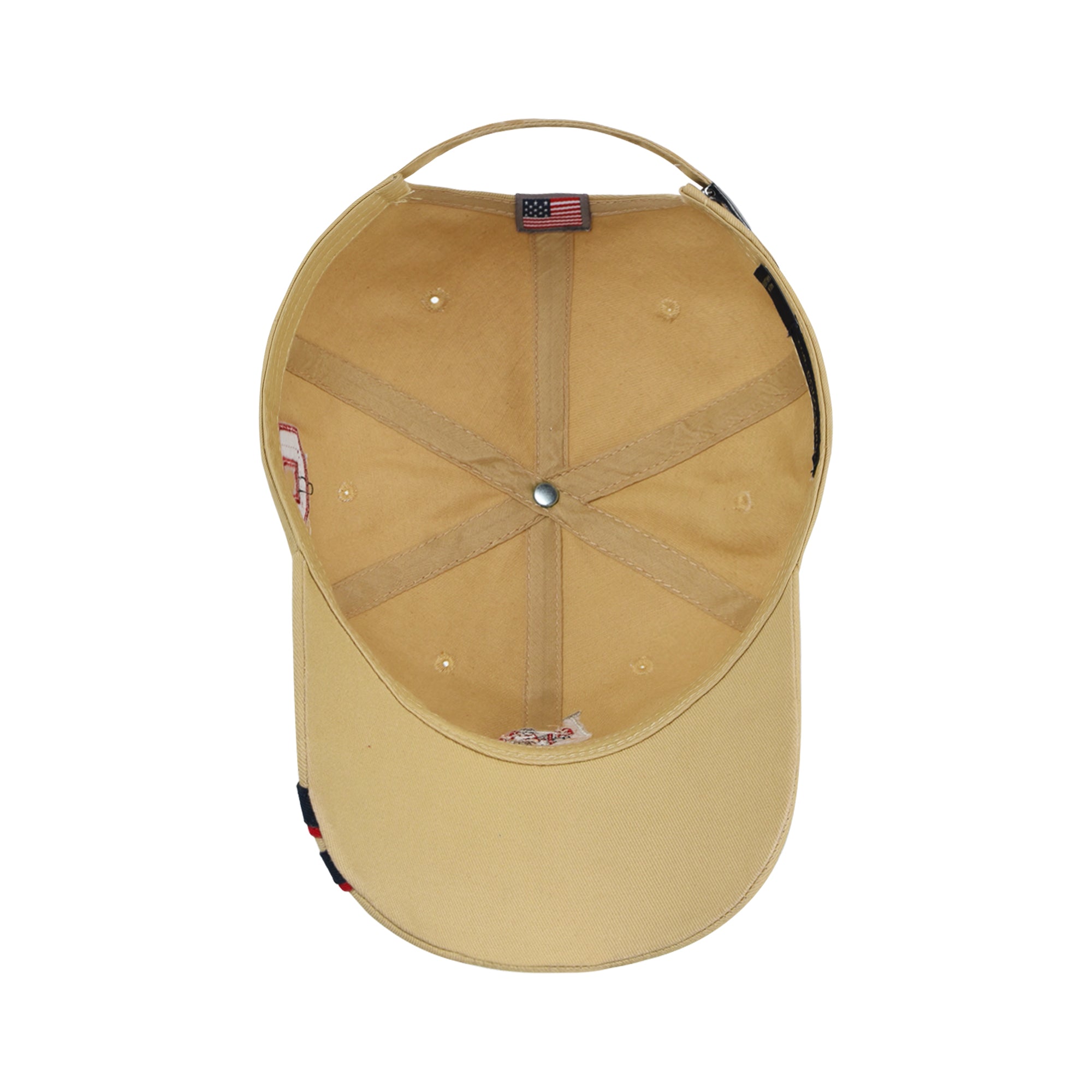 U.S. Polo Assn. Dad Hat, 100% Cotton Adjustable Baseball Cap with Horse Logo and Diagonal Stripes for Men and Women