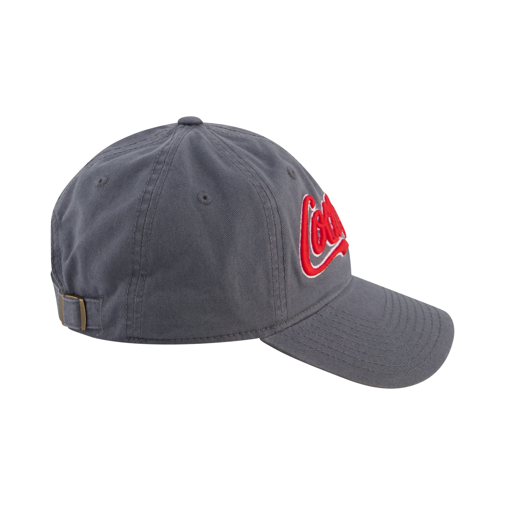 Coca-Cola Classic Logo Grey Dad Hat - Vintage Style