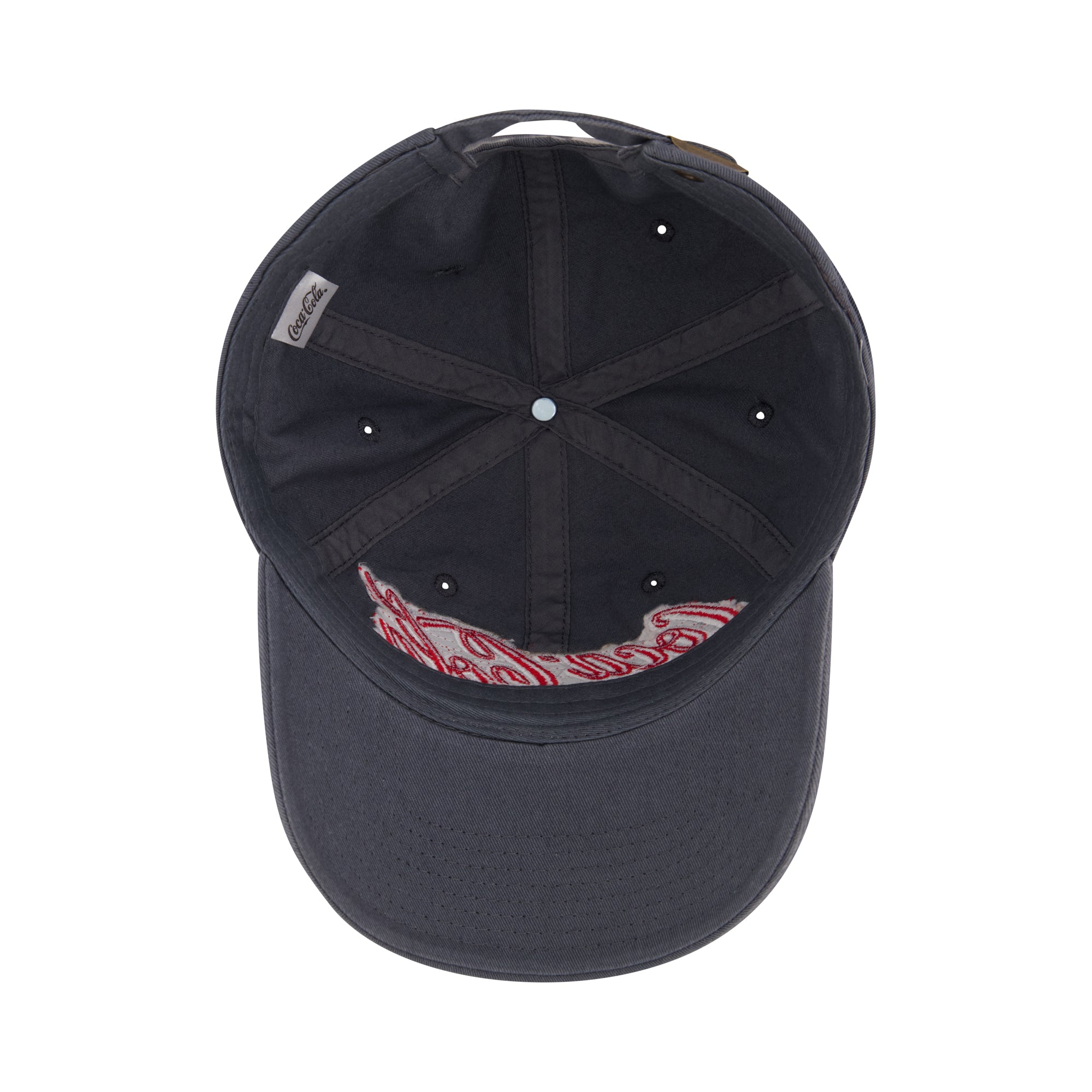 Coca-Cola Classic Logo Grey Dad Hat - Vintage Style