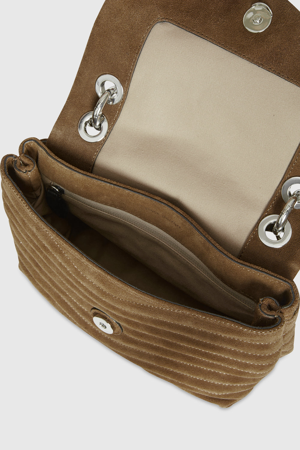 Rebecca Minkoff M.A.B. Quilted Top Handle Satchel Whiskey