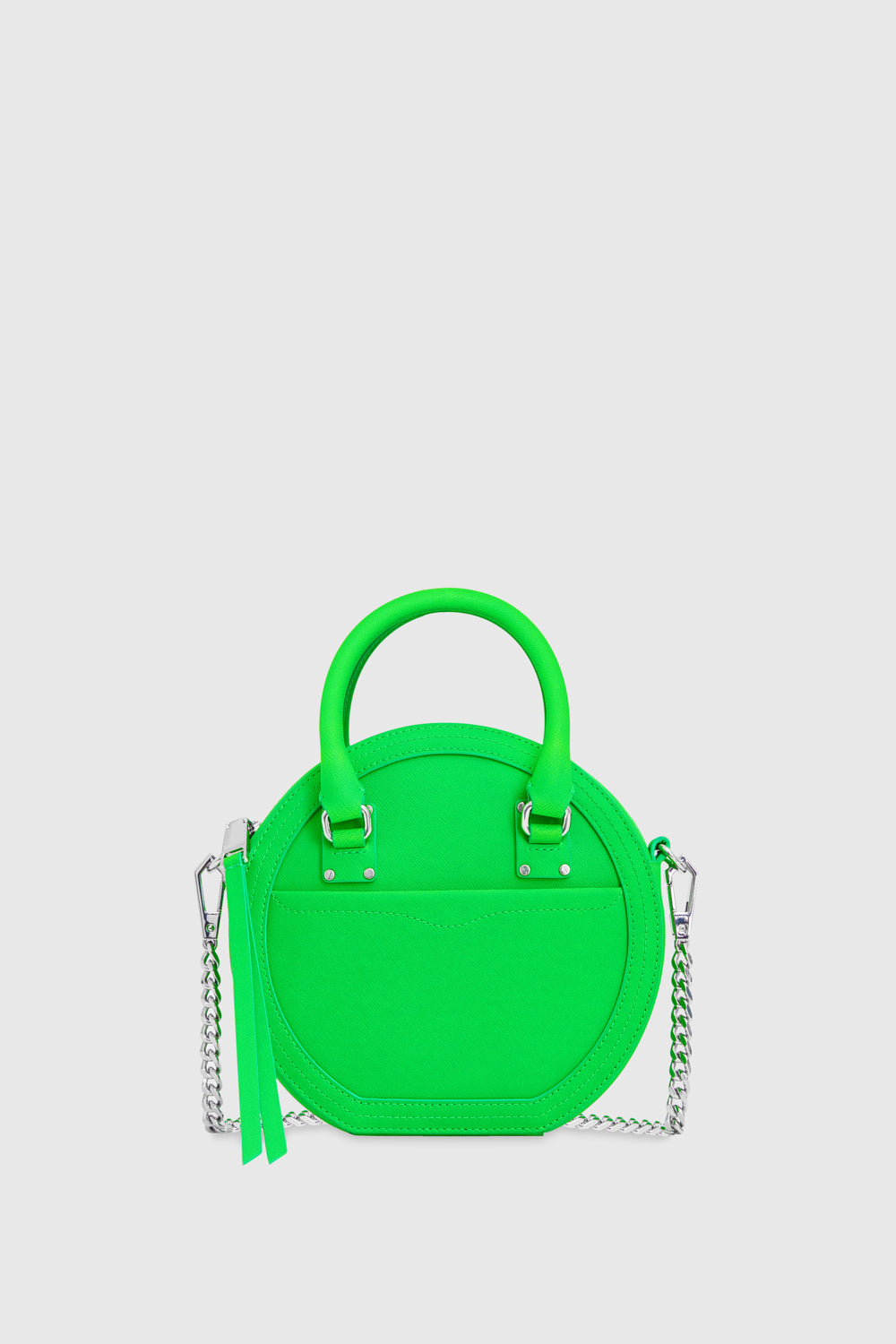 Rebecca Minkoff Bree Circle Crossbody Neon Green