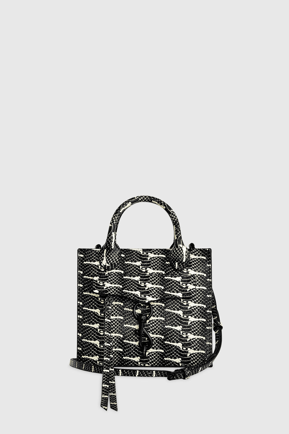 Rebecca Minkoff Megan Mini Tote Black/White