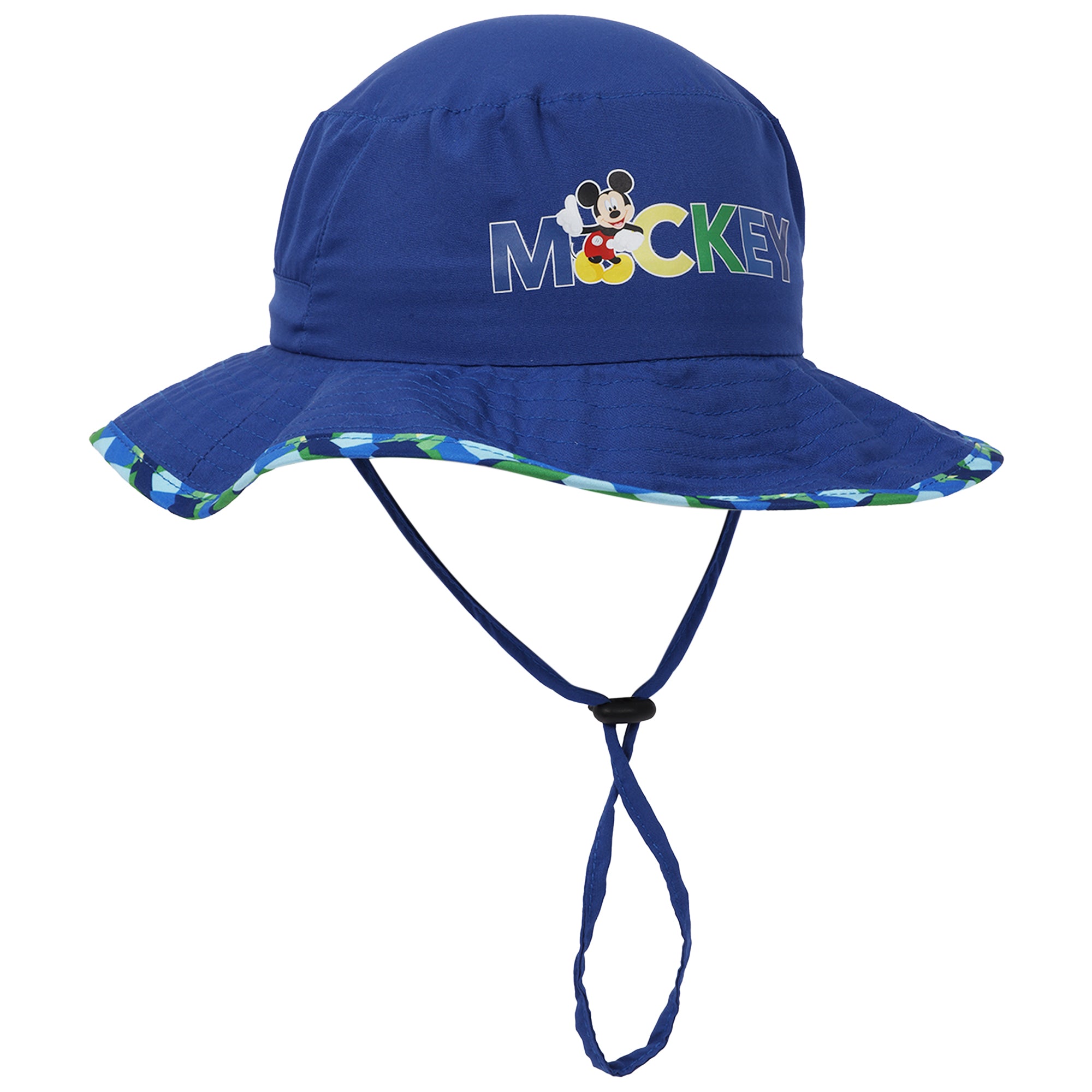 Disney Mickey Mouse Kids Bucket Hat with Adjustable Drawstring – Wide Brim Sun Hat Boonie For boys and Girls