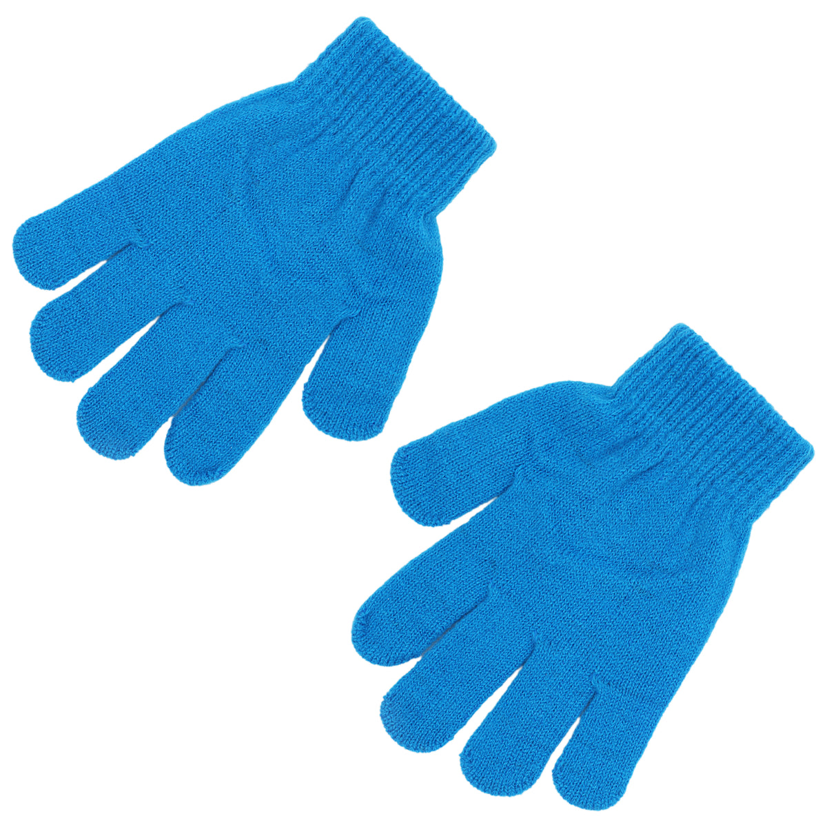 Disney Mickey Mouse Boys Winter Hat & 2-Pair Gloves Set – Blue, Ages 4–7