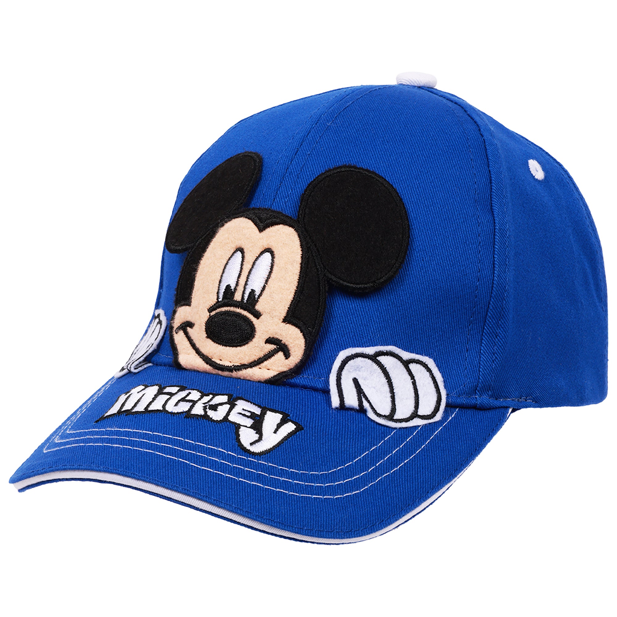 Disney Mickey Mouse Peak-A-Boo Baseball Cap Age 4-7 -Blue