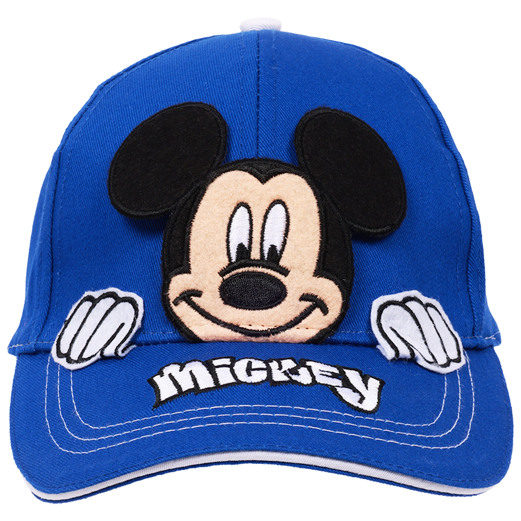 Disney Mickey Mouse Peak-A-Boo Baseball Cap Age 4-7 -Blue