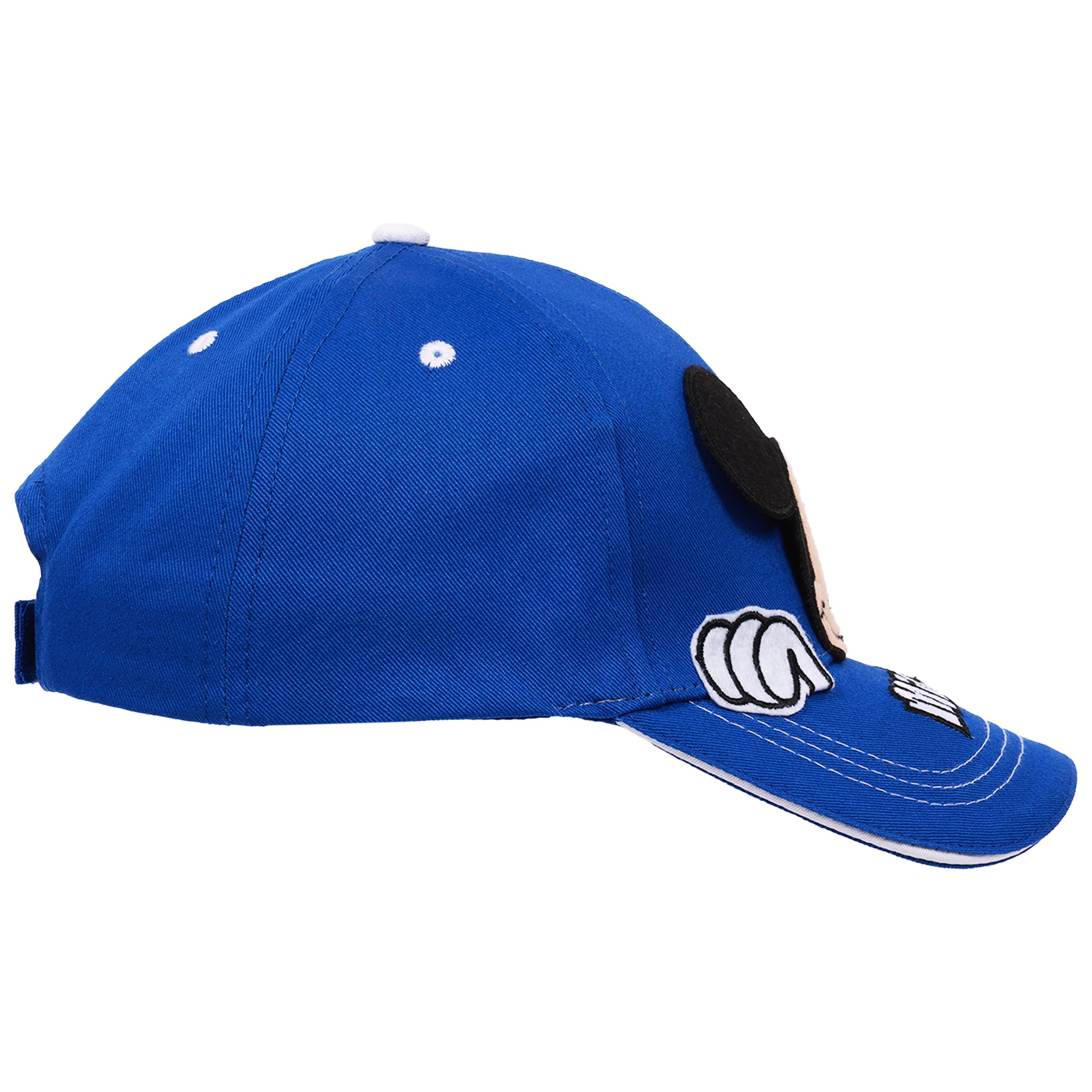 Disney Mickey Mouse Peak-A-Boo Baseball Cap Age 4-7 -Blue