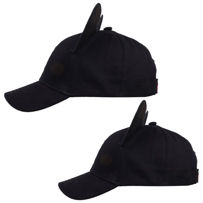 Disney Mickey Mouse Daddy & Me Baseball Cap Set – Matching Adjustable Ears Hats for Boys and Toddlers (Ages 2–4)