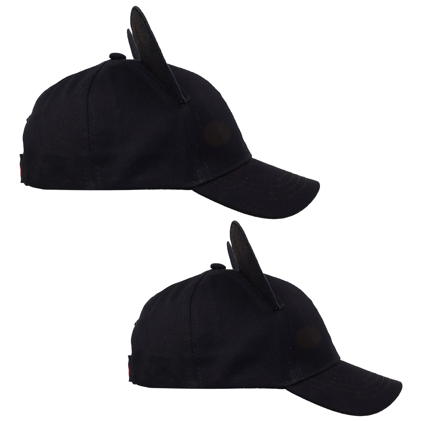 Disney Mickey Mouse Daddy & Me Baseball Cap Set – Matching Adjustable Ears Hats for Boys and Toddlers (Ages 2–4)