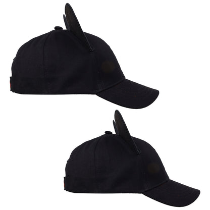 Disney Mickey Mouse Daddy & Me Baseball Cap Set – Matching Adjustable Ears Hats for Boys and Toddlers (Ages 2–4)