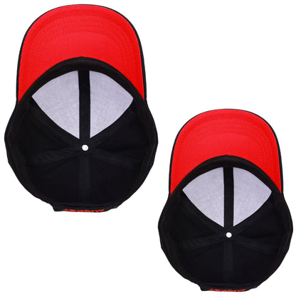 Disney Mickey Mouse Daddy & Me Baseball Cap Set – Matching Adjustable Ears Hats for Boys and Toddlers (Ages 2–4)