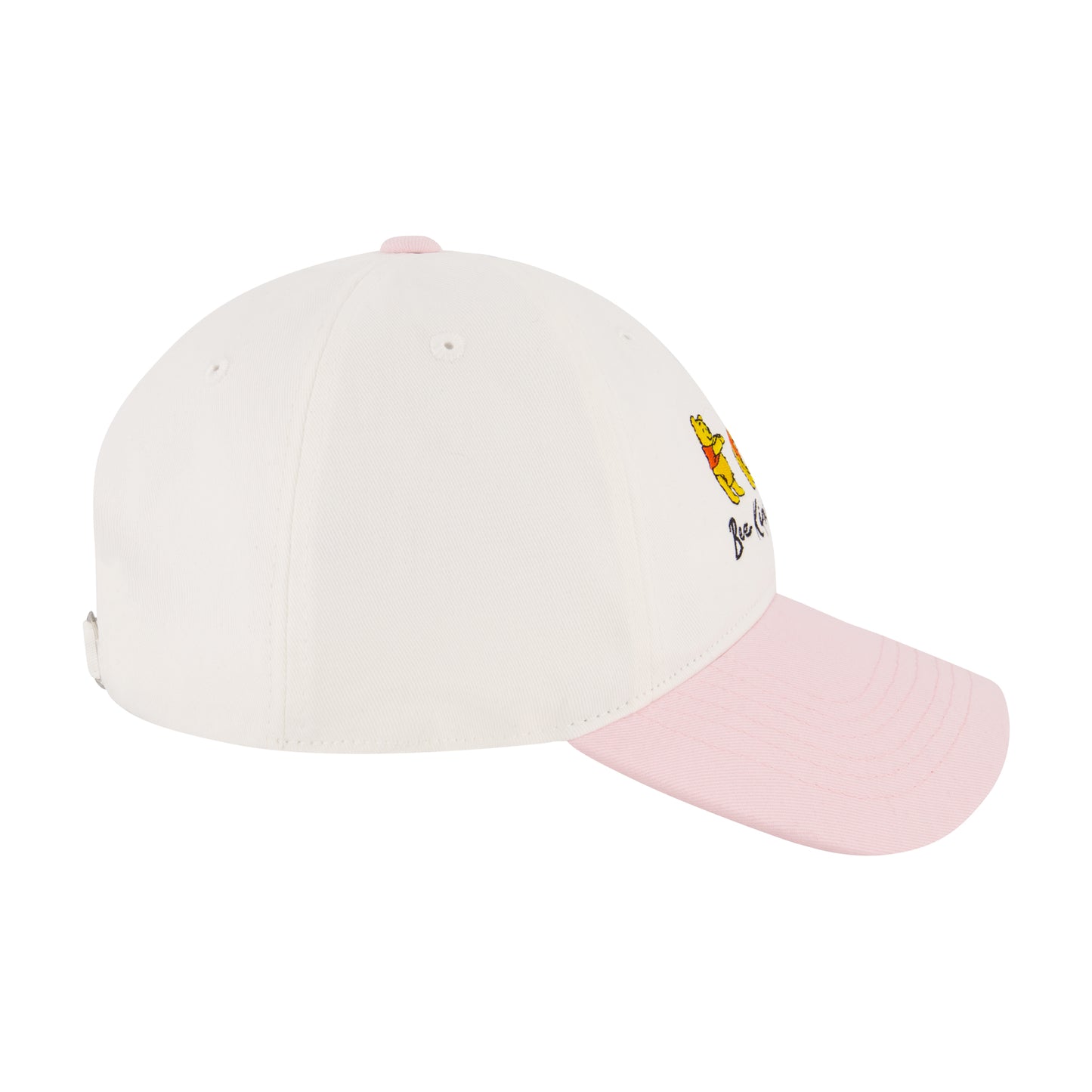 Disney Winnie The Pooh Bee Kind To Yourself Dad Cap,White/Pink