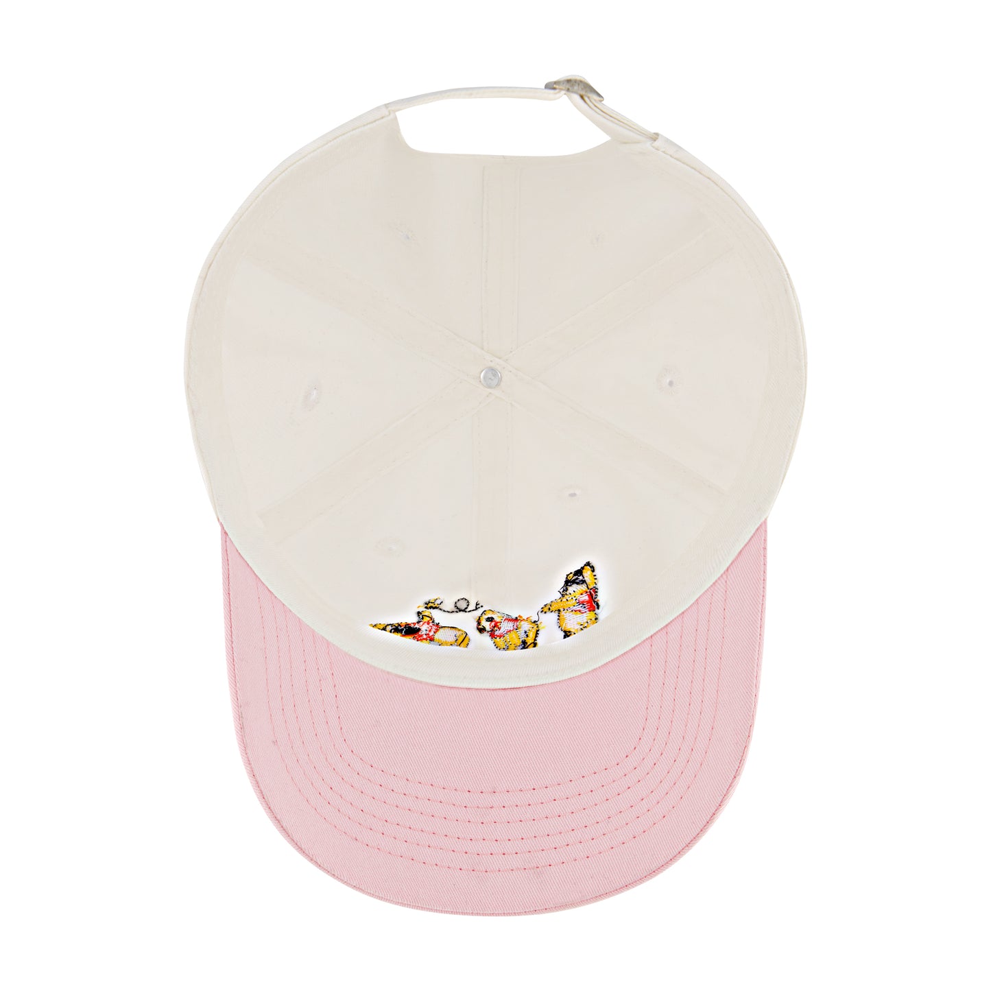 Disney Winnie The Pooh Bee Kind To Yourself Dad Cap,White/Pink