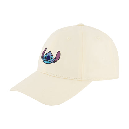 Disney Stitch Winky Face Embroidery Dad Cap,Khaki