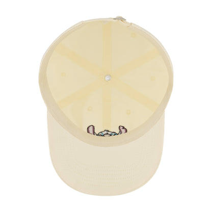 Disney Stitch Winky Face Embroidery Dad Cap,Khaki