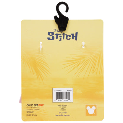 Disney Stitch & Angel Keychain Set – Officially Licensed 3D Character Lanyard Keychains