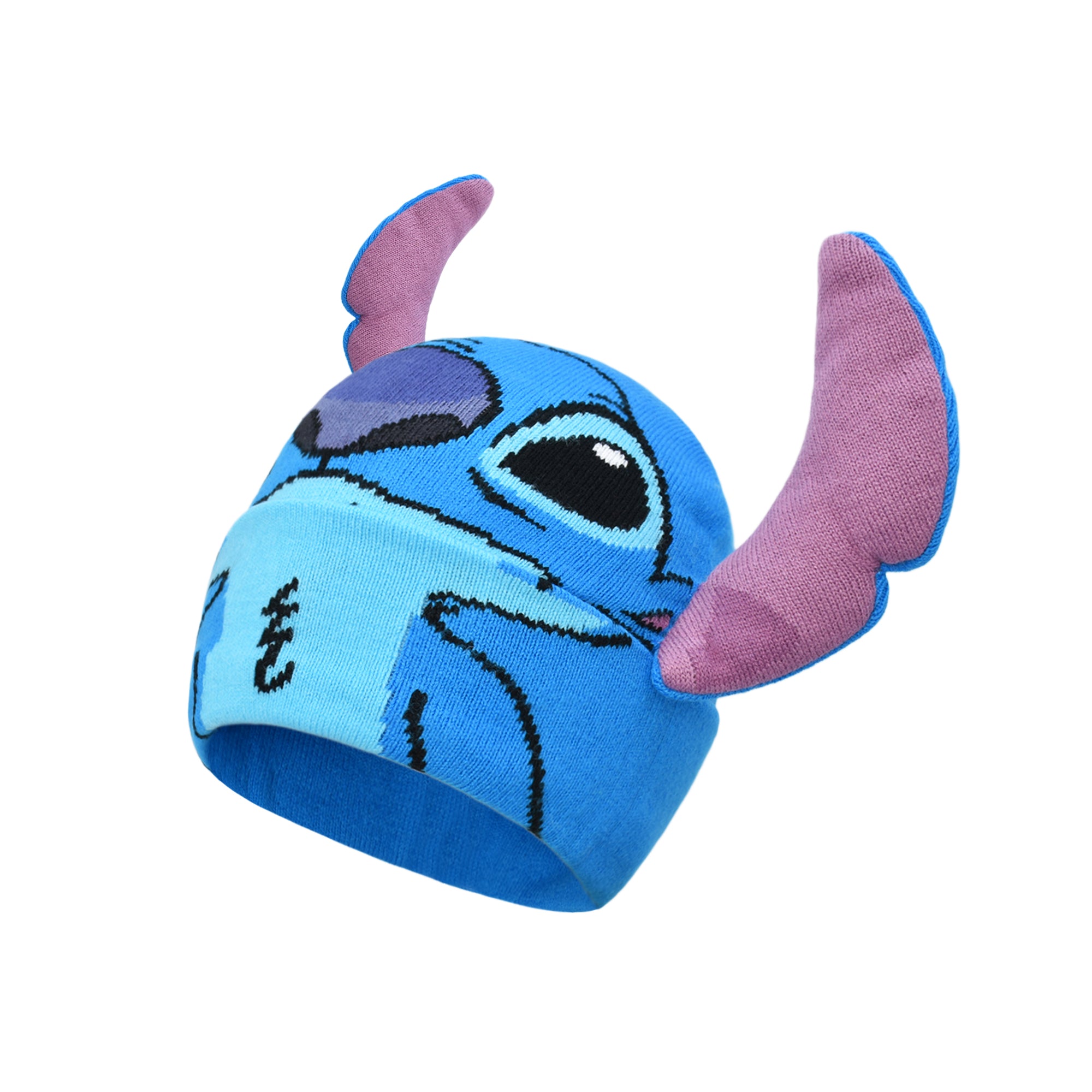 Disney unisex-adult Lilo and Stitch Winter Beanie Hat Knitted Stocking Cap