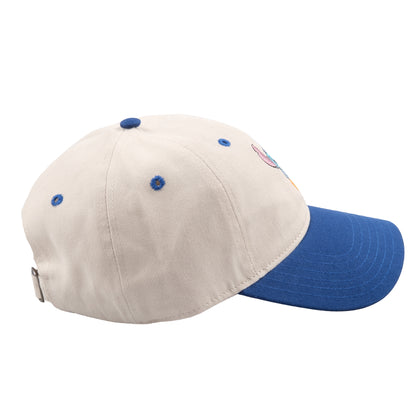 Disney Stitch Pineapple Two Tone Washed Dad Cap,Navy