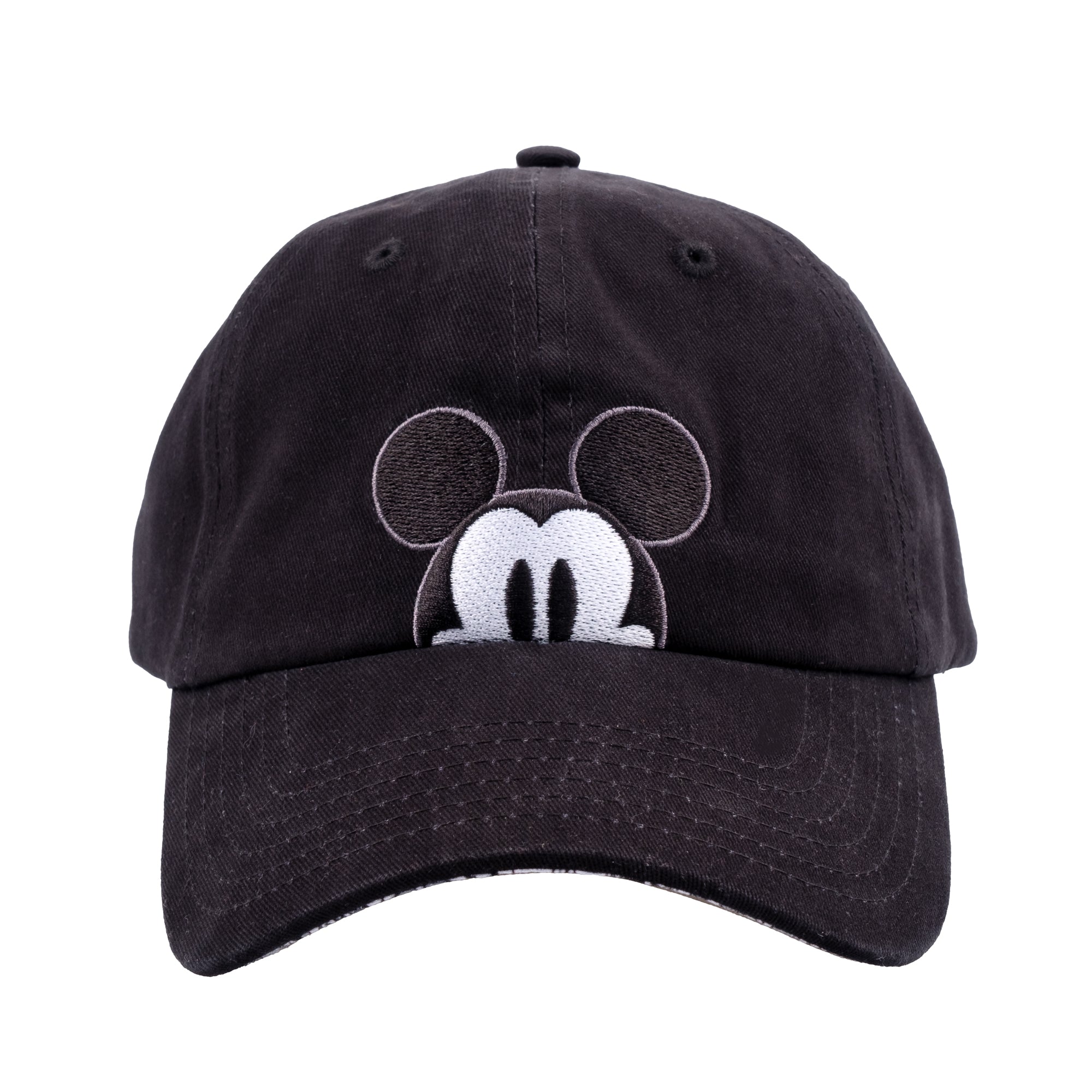 Mickey Mouse Peeking Dad Hat - Classic Disney Style