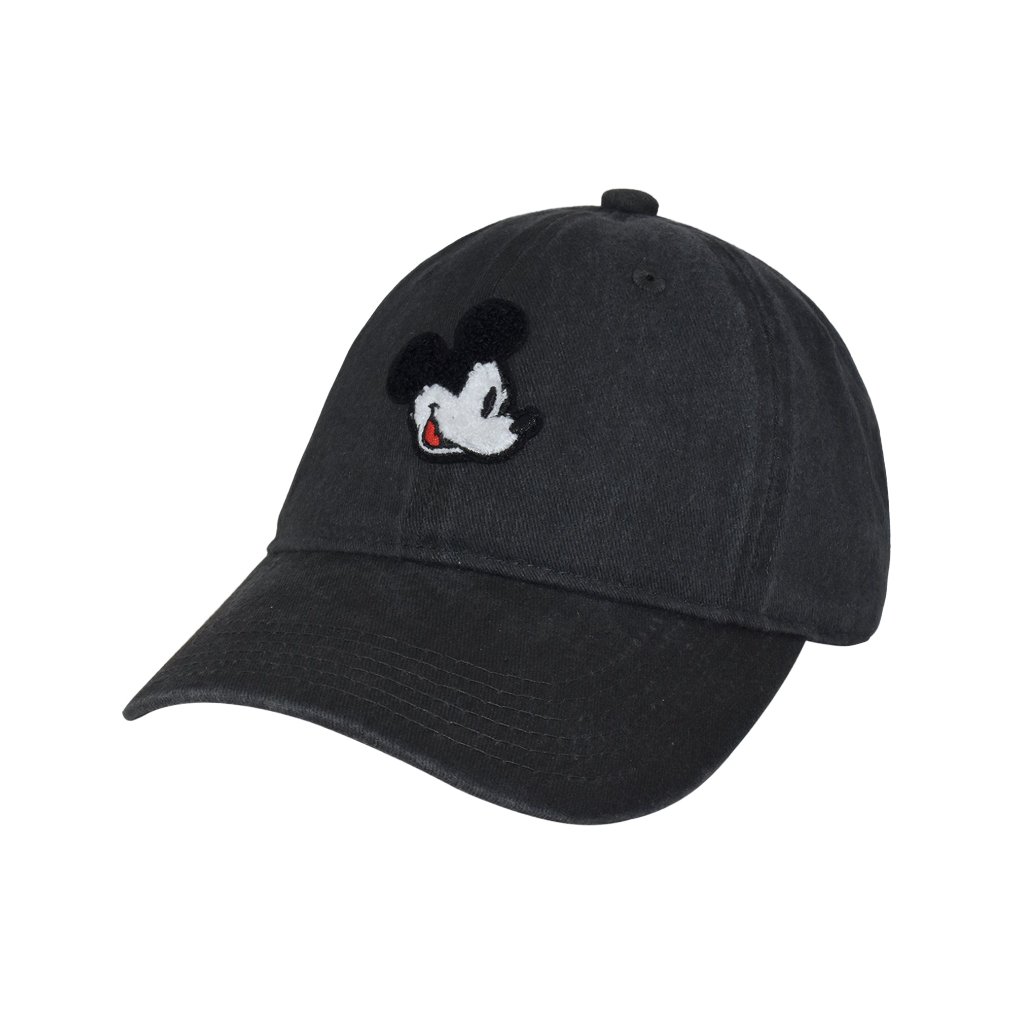 Disney Mickey Mouse Embroidered Face Baseball Cap – Adjustable Strapback Hat