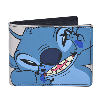 Disney's Stitch Bifold Wallet in a Decorative Tin Case Multi, Unisex