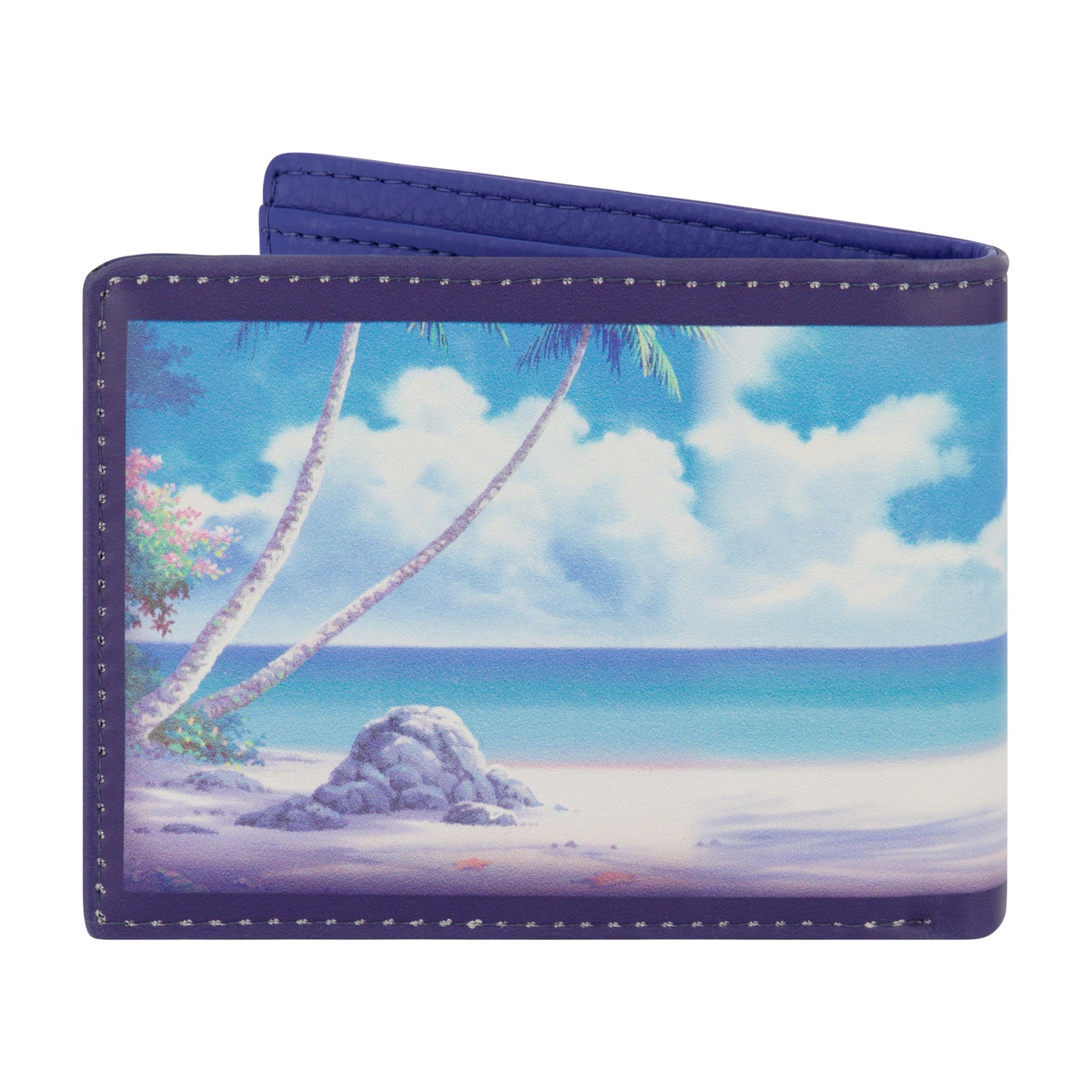 Disney STITCH CHILL N RELAX PRINT Bifold Wallet, Slim Wallet with Decorative Tin Unisex