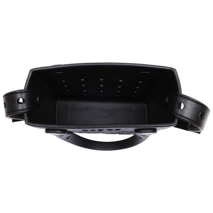 Crocs Small Woven Style Crocssbody Tote with Top Handles and removeable Crocssbody strap