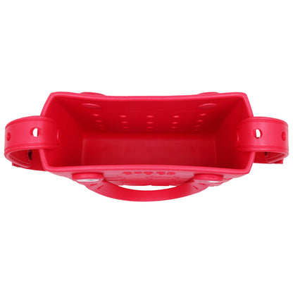 Crocs Small Woven Style Crocssbody Tote with Top Handles and removeable Crocssbody strap