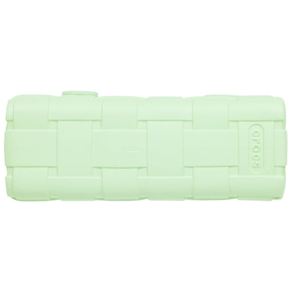 Crocs Small Woven Style Crocssbody Tote with Top Handles and removeable Crocssbody strap