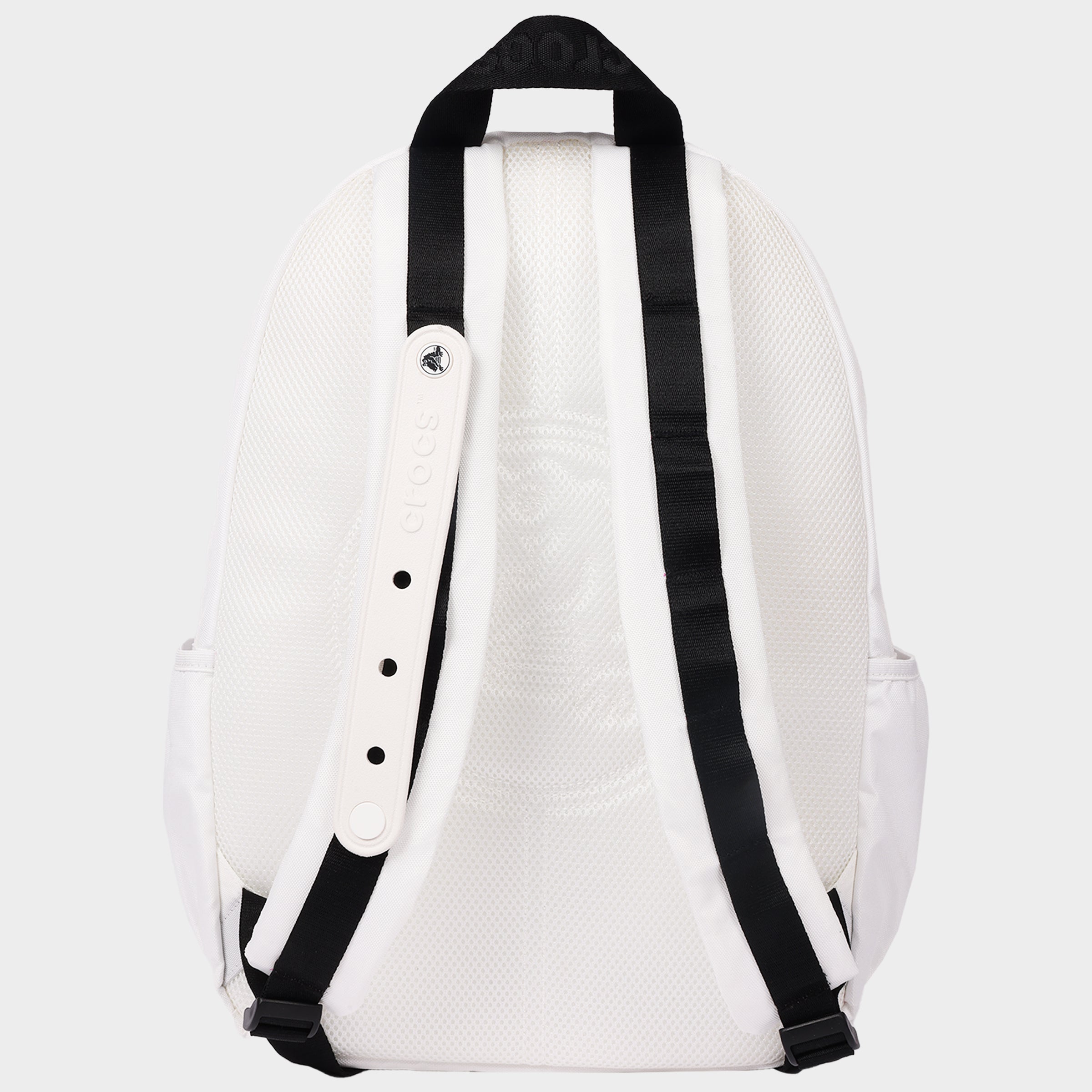 Crocs Back to School Backpack with EVA Front Pocket – Customizable Jibbitz™ Backpack (White)