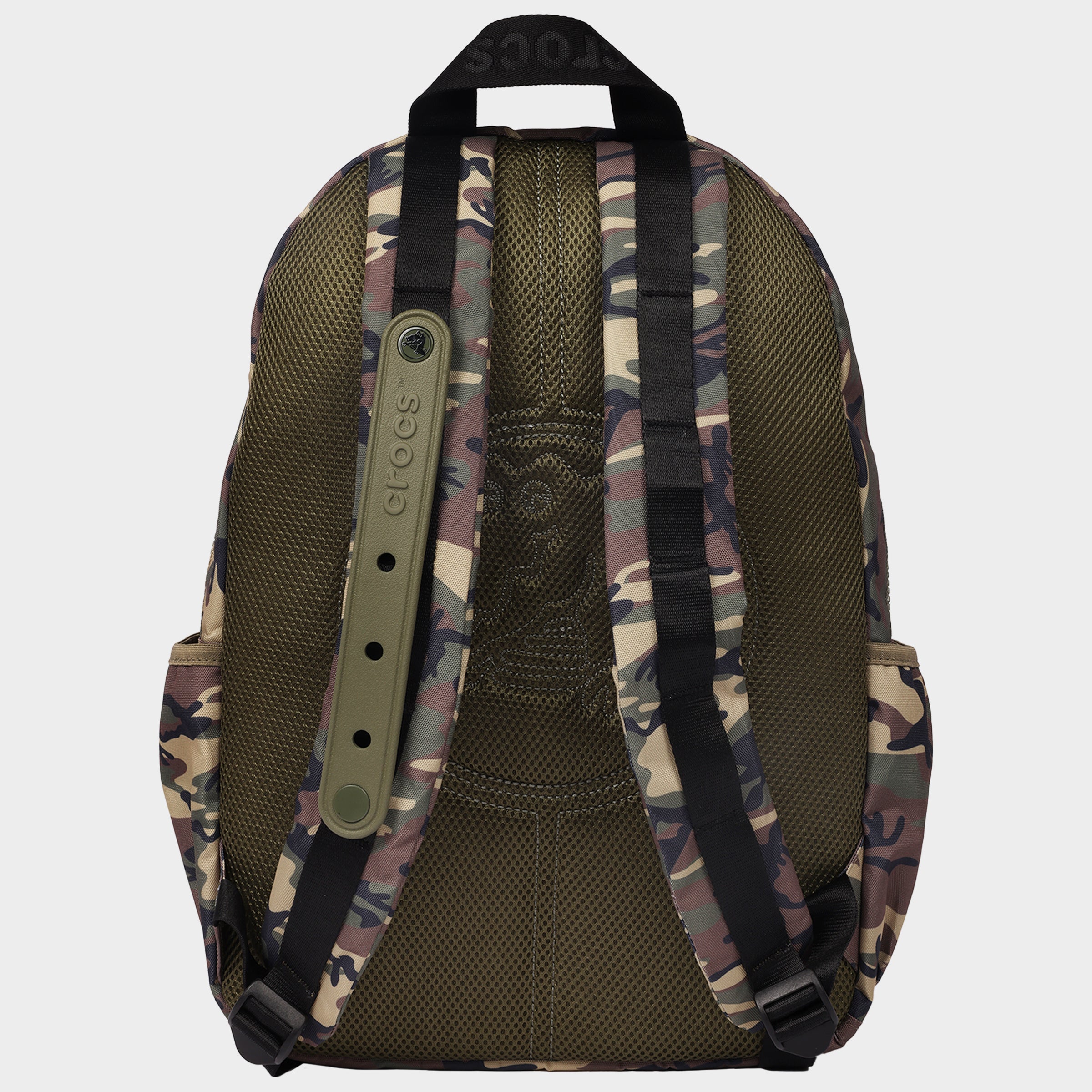 Crocs Camo Back to School Backpack with EVA Front Pocket – Customizable Jibbitz™ Backpack (Camouflage)