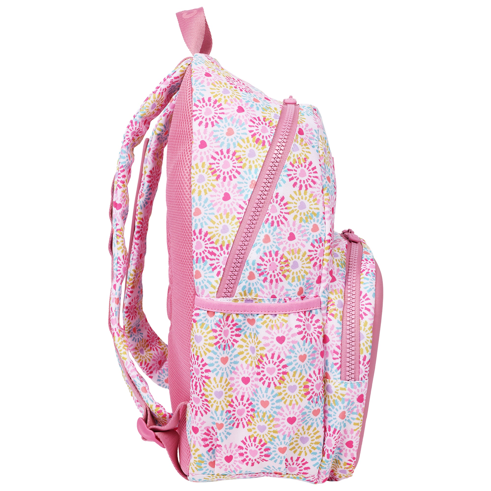 Crocs Floral Back to School Backpack with EVA Front Pocket – Customizable Jibbitz™ Backpack (Pink Floral)