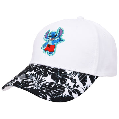 Disney Lilo & Stitch Adult Baseball Cap with Tropical Print Brim