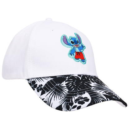 Disney Lilo & Stitch Adult Baseball Cap with Tropical Print Brim