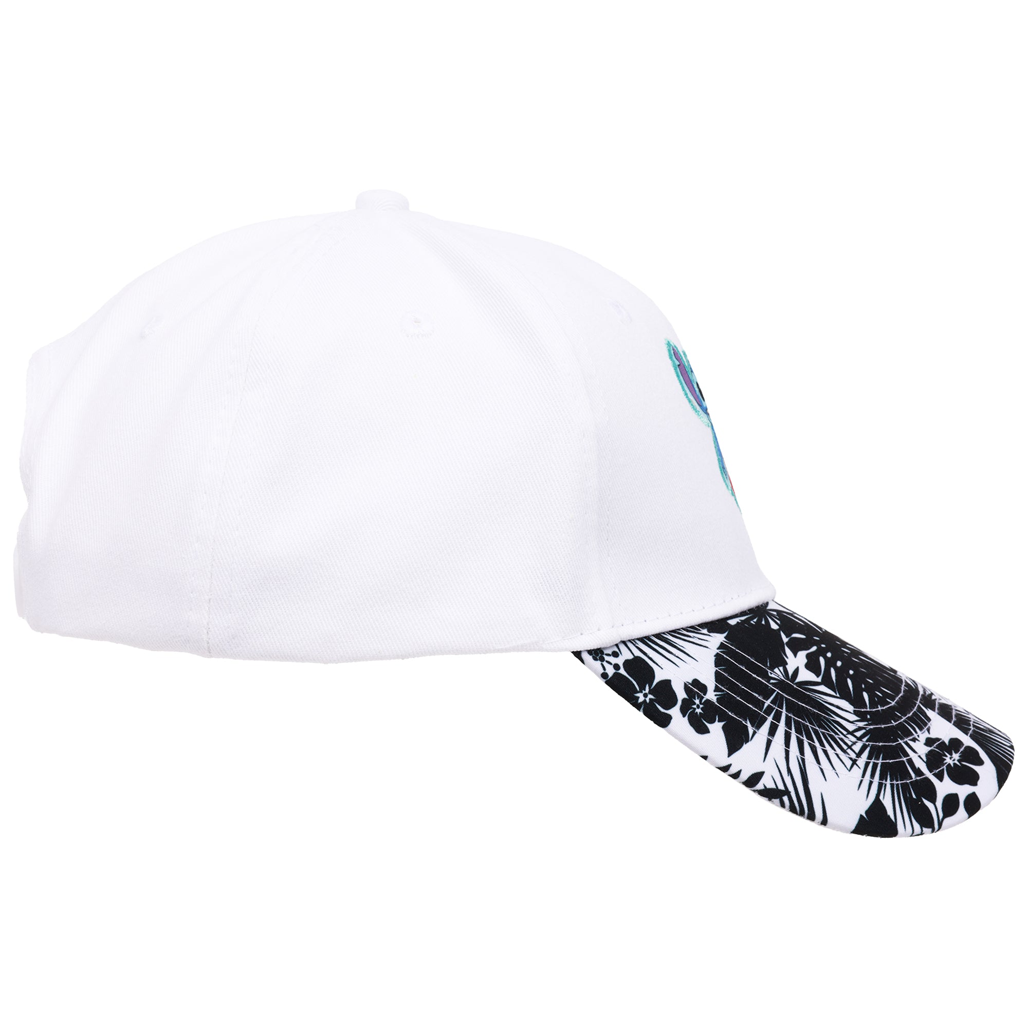 Disney Lilo & Stitch Adult Baseball Cap with Tropical Print Brim