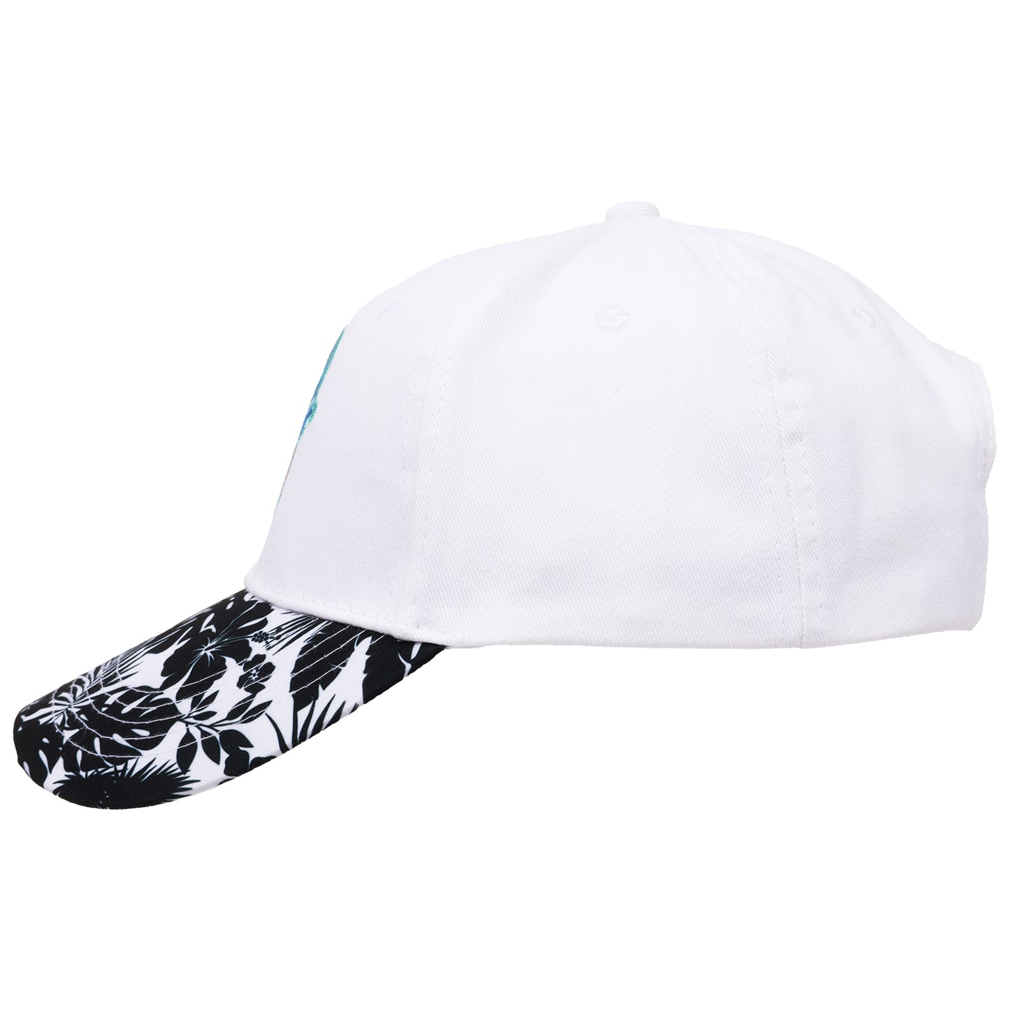 Disney Lilo & Stitch Adult Baseball Cap with Tropical Print Brim