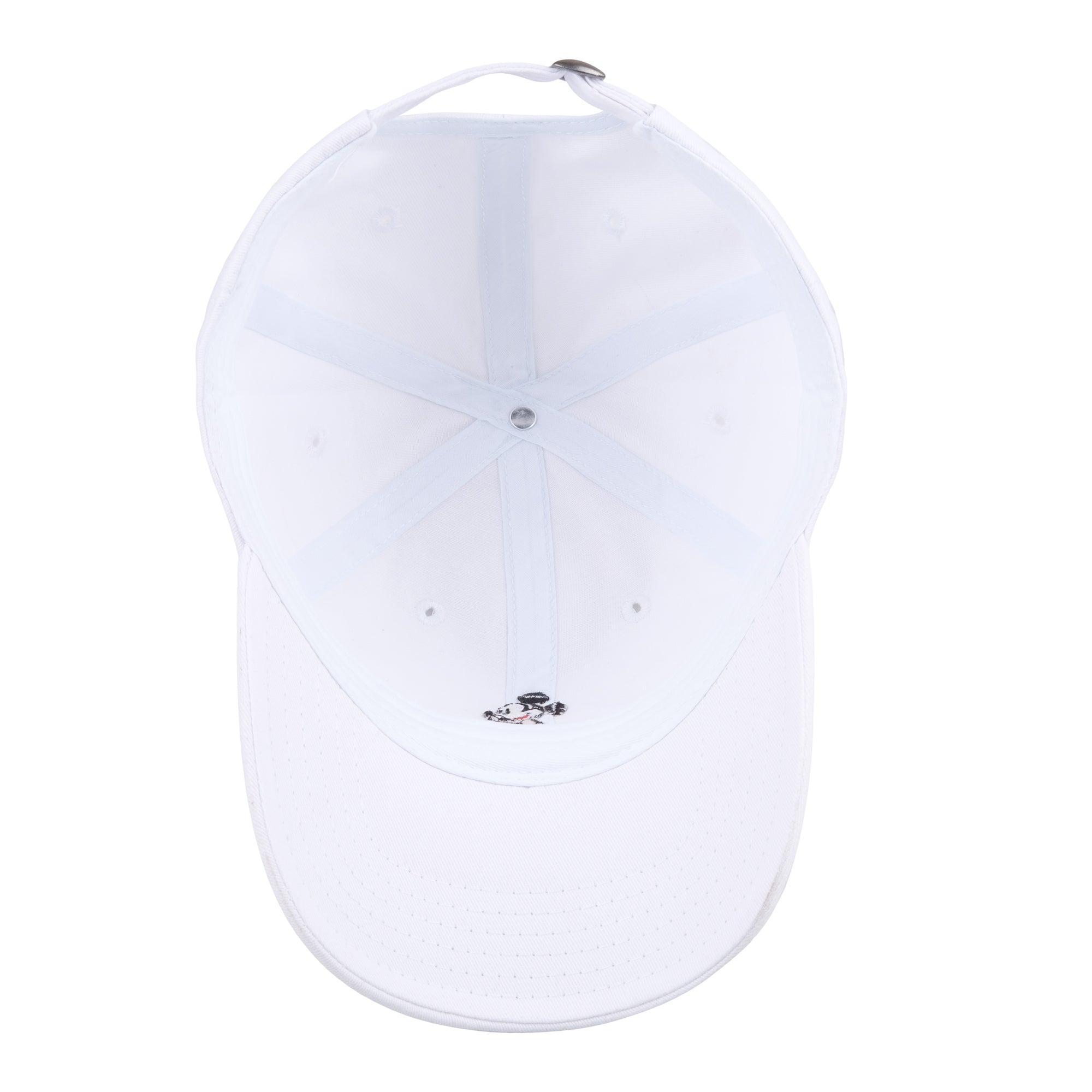 Concept One Disney Mickey Mouse Embroidered Cotton Adjustable Dad Hat with Curved Brim