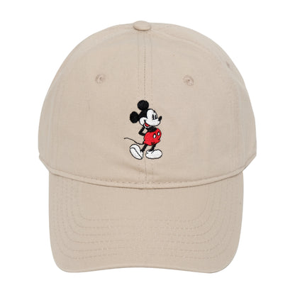 Mickey Mouse Embroidered Khaki Dad Hat - Classic Disney