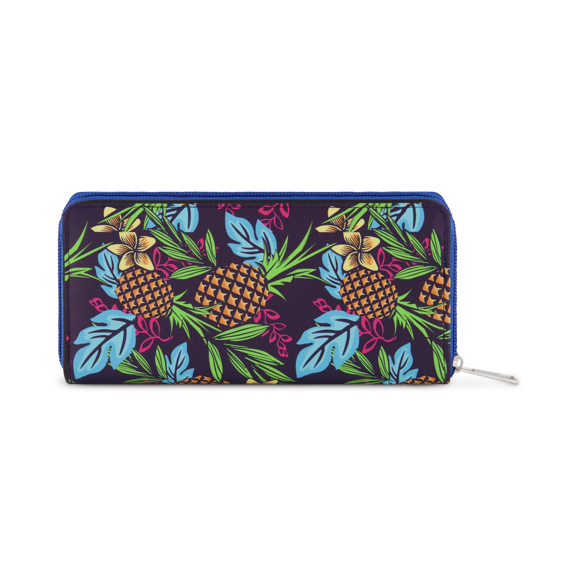 Stitch Neon Vintage Tropical Zip Around, Navy