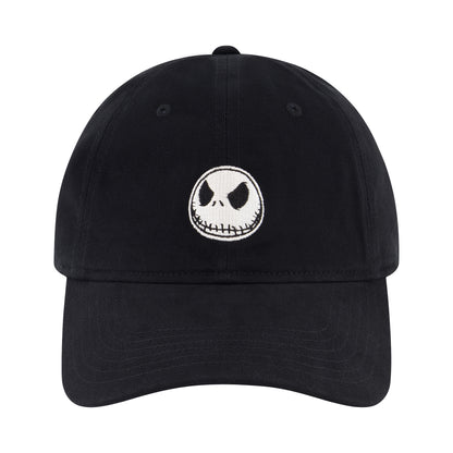 Disney The Nightmare Before Christmas, Jack Skellington Adjustable Baseball Cap, Black, One Size